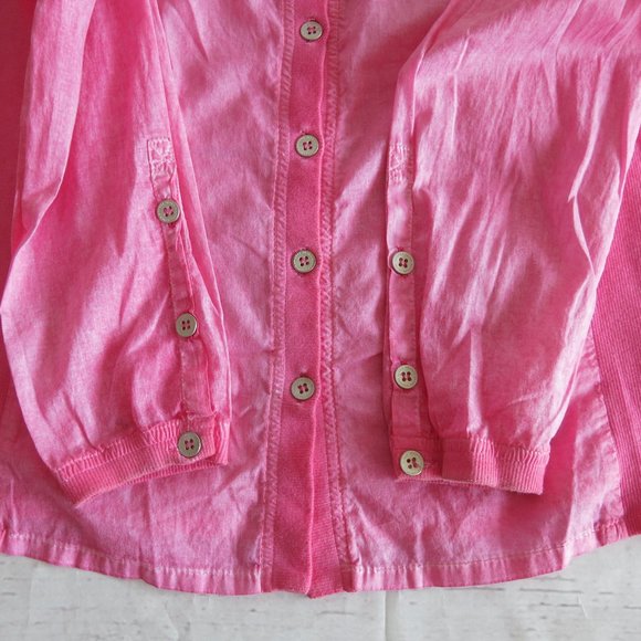 Javier Simorra Button Down Long Sleeve Top Blouse - Size 8 US 12 UK - Picture 7 of 10